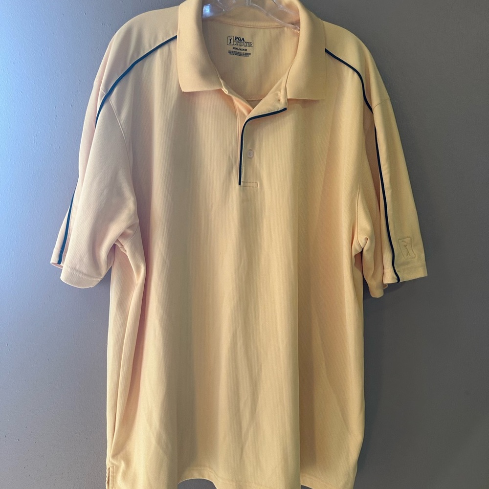 Russell Athletic Men's Yellow Polo Shirt